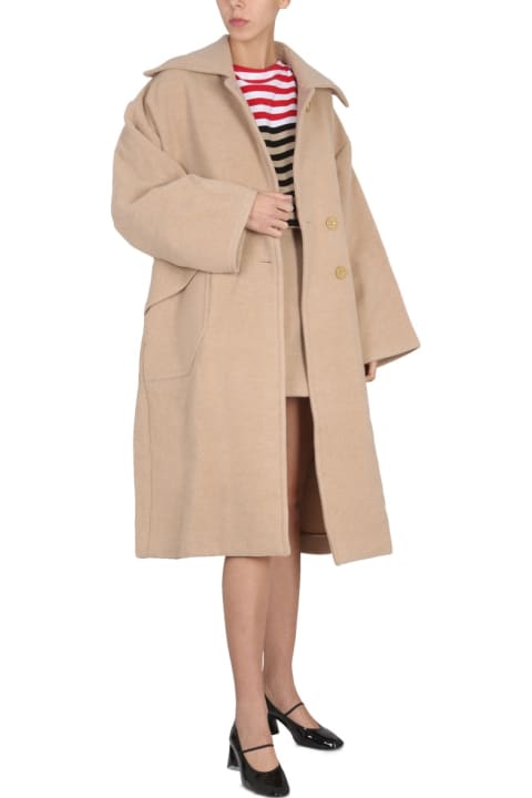 Patou Coats & Jackets for Women Patou Wool Maxi Coat