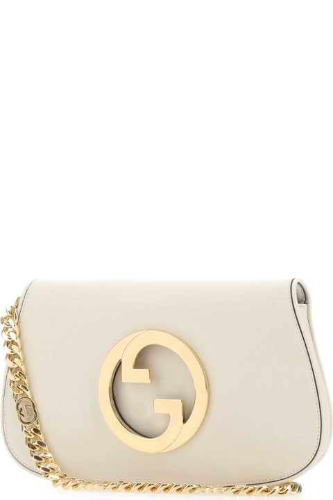 Gucci Bags for Women Gucci White Leather Gucci Blondie Shoulder Bag