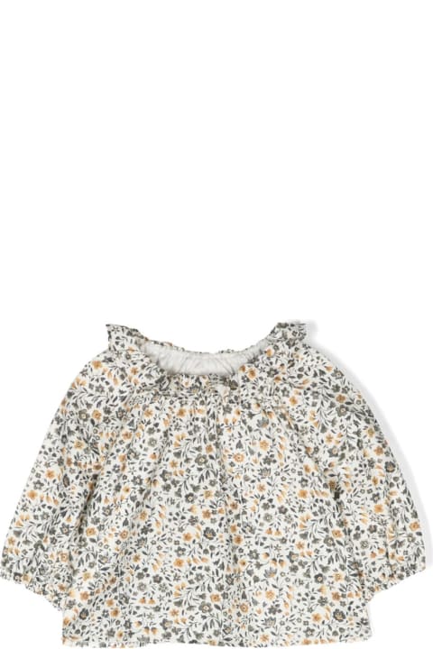 Teddy & Minou Shirts for Baby Girls Teddy & Minou Floral Blouse