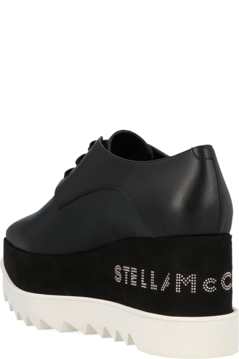 ウィメンズ Stella McCartneyのウェッジシューズ Stella McCartney Elyse Platforms Lace-up Shoes