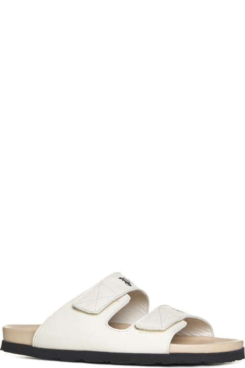 Homeware Palm Angels Leather Logo Sandals