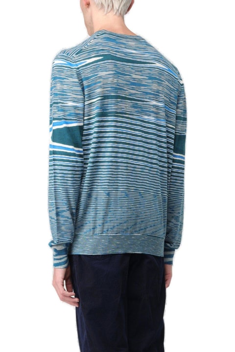 Sweaters for Men Missoni Striped Crewneck Jumper Missoni