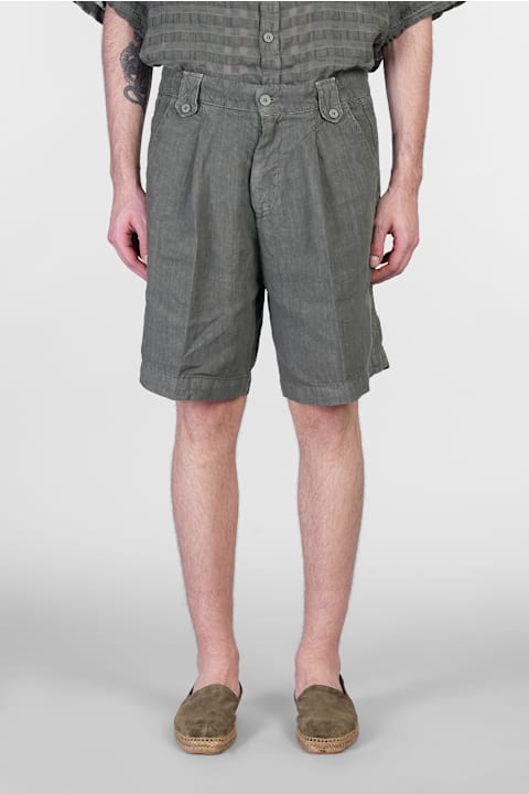 costumein Clothing for Men costumein Miaky B Shorts In Green Linen