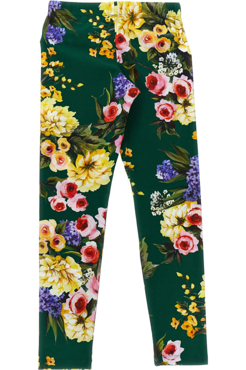 Fashion for Girls Dolce & Gabbana Floral Print Leggings
