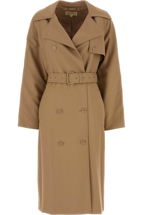 Michael Kors for Kids Michael Kors Camel Polyester Blend Trench Coat