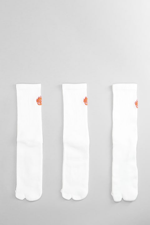 Maharishi Underwear for Men Maharishi Socks In White Cotton