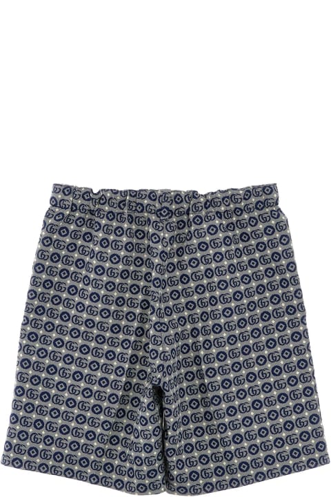 Gucci Bottoms for Boys Gucci 'gg' Bermuda Shorts
