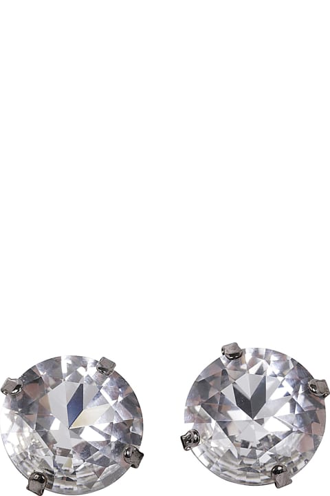 Helene Zubeldia Jewelry for Women Helene Zubeldia Crystal Rock Earrings Clips