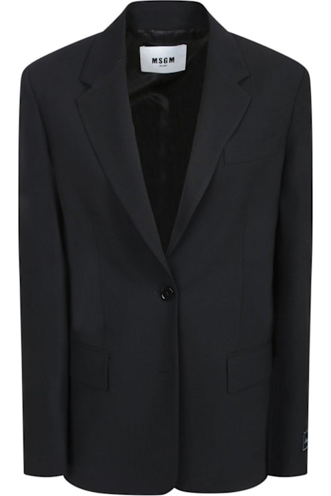 MSGM for Women MSGM Single-breasted Tailored Blazer