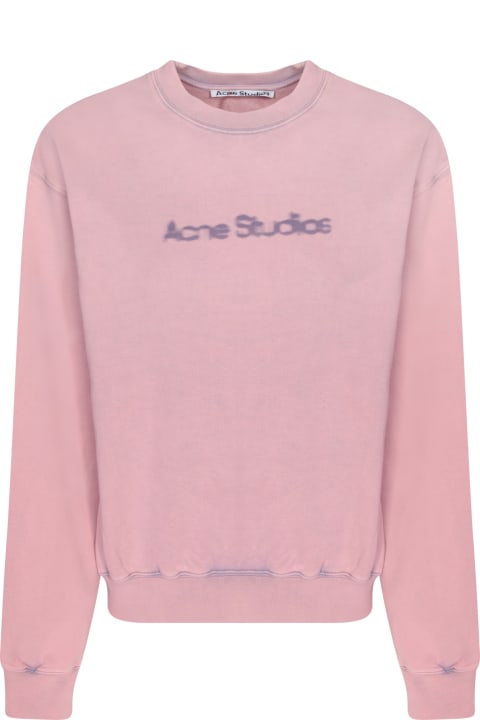 Sweaters for Women Acne Studios Acne Studios Blurred Logo Sweatshirt