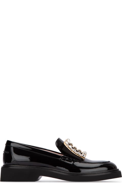 Roger Vivier for Women Roger Vivier Viv Rangers Strass Buc Loafer 25