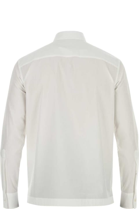 Shirts for Men Valentino Garavani White Poplin Shirt