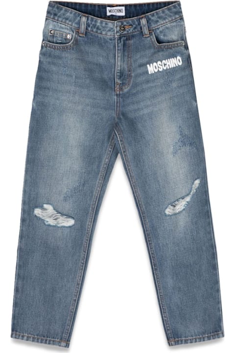 Moschino لـ بنات Moschino Jeans Rips
