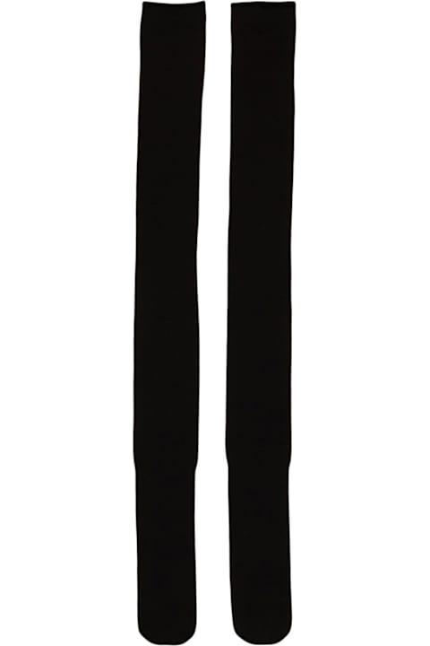 Underwear & Nightwear for Women Rick Owens Over The Knee Wool Socks