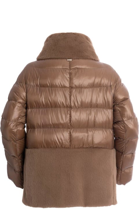 Herno for Women Herno Panelled Zipped Down Jacket