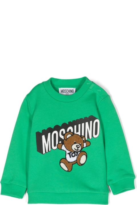 Moschino Sweaters & Sweatshirts for Baby Boys Moschino Felpa Con Logo