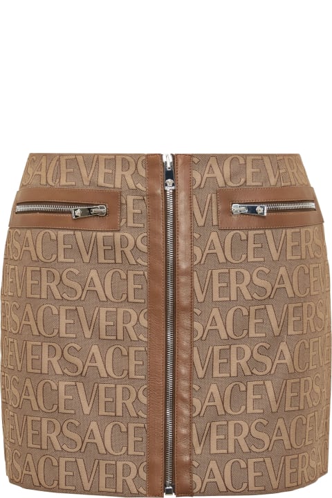 Versace Women Versace Jacquard Mini Skirt