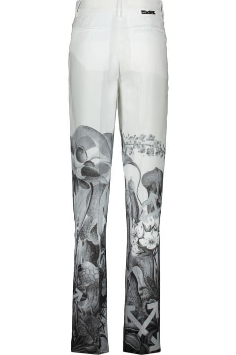 Homeware Off-White Printed Trousers