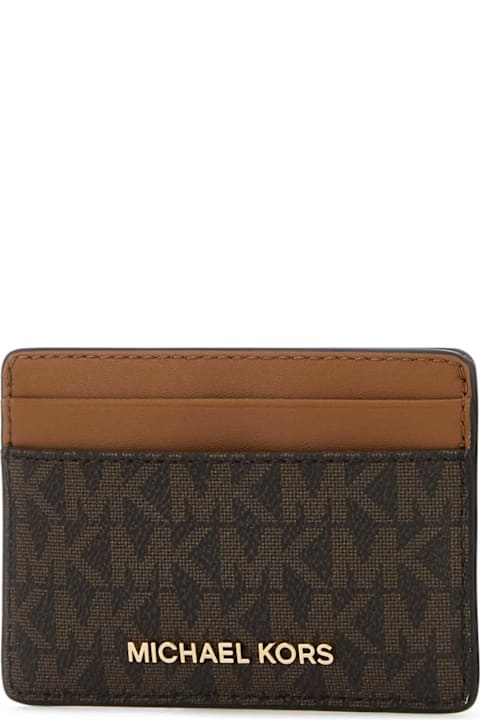 Michael Kors for Women Michael Kors Printed Canvas Card Holder