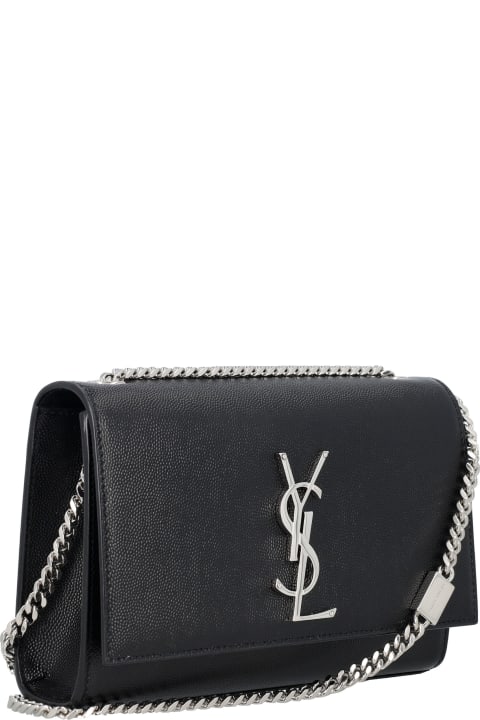 Homeware Saint Laurent Kate Small Grain De Poudre Embossed Leather Bag