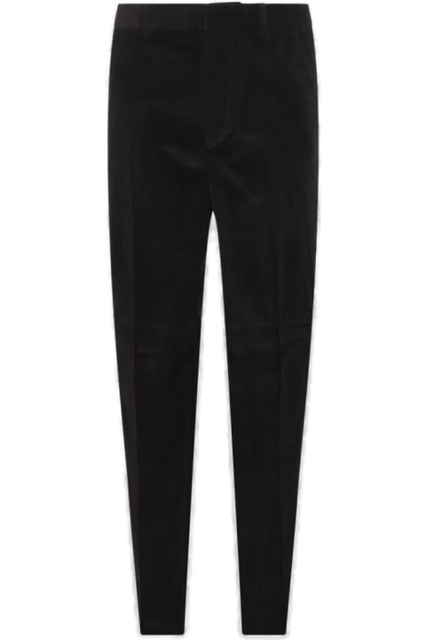 Dsquared2 for Men Dsquared2 Logo Patch Straight-leg Corduroy Trousers