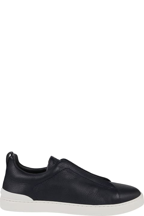 Fashion for Men Zegna Triple Stitch Low Top Sneakers