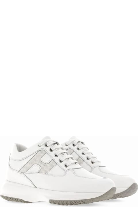 Hogan Shoes for Women Hogan Interactive Leather Sneakers