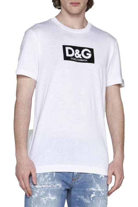 Dolce & Gabbana Clothing for Men Dolce & Gabbana Shiny Logo T-shirt