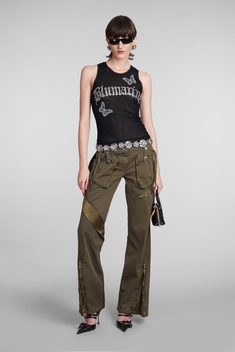 Blumarine Jeans for Women Blumarine Jeans In Green Cotton