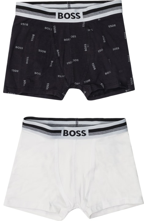 ボーイズ アンダーウェア Hugo Boss Set Of 2 Boxer Shorts