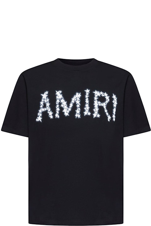 AMIRI for Men AMIRI Stars Logo Printed Crewneck T-shirt