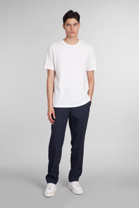 Theory Clothing for Men Theory Pants In Blue Linen
