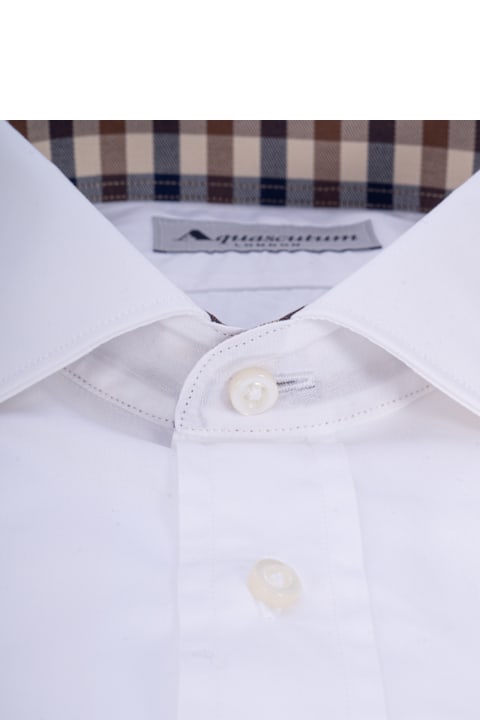 Aquascutum for Men Aquascutum Aquascutum Shirts White