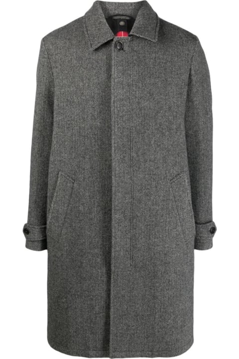 Baracuta Coats & Jackets for Men Baracuta Paul Coat Pattern Wool