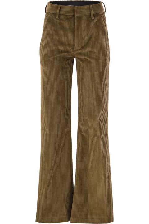 Fashion for Women Dondup Janice - Wide Corduroy Trousers