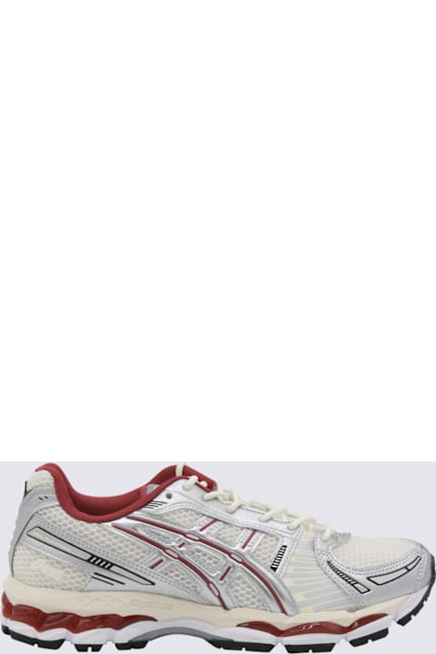 Asics Grey And Red Gel-kayano 12.1 Sneakers