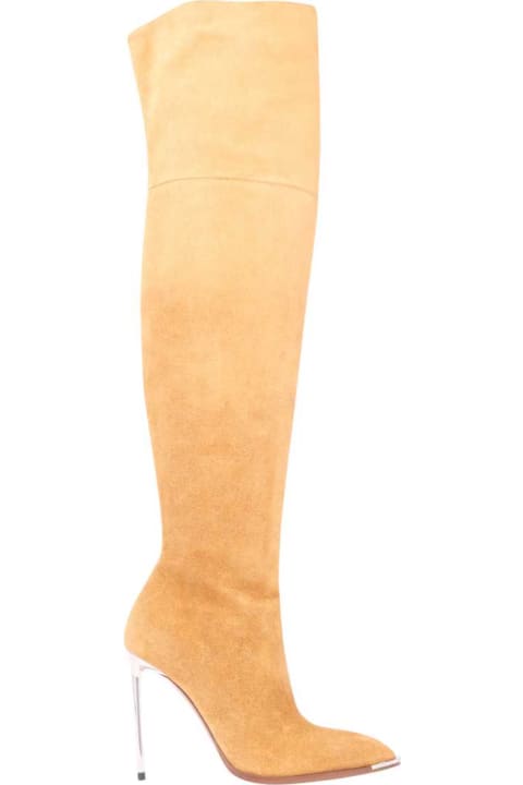 Bally for Women Bally Stretch Suede Over The Knee Boots