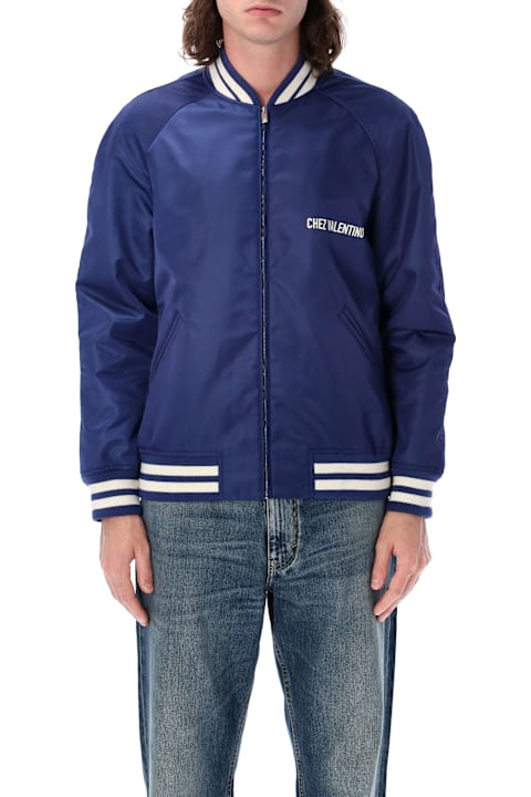 Valentino Garavani Coats & Jackets for Men Valentino Garavani Chez Valentino Bomber Jacket