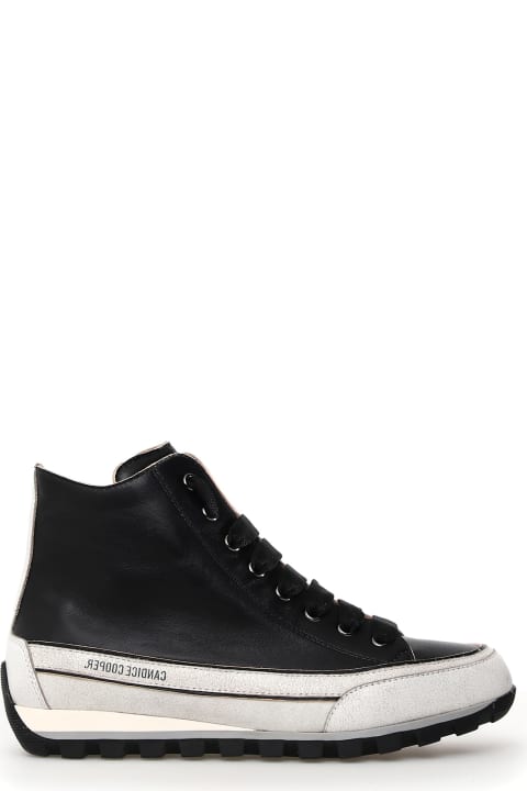 Candice Cooper Shoes for Women Candice Cooper Black Nappa Leather High-top Sneaker