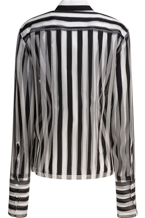 SportMax for Women SportMax Sumero Striped Button-up Shirt