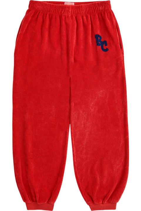Bobo Choses for Kids Bobo Choses Red Trousers For Kids With Logo