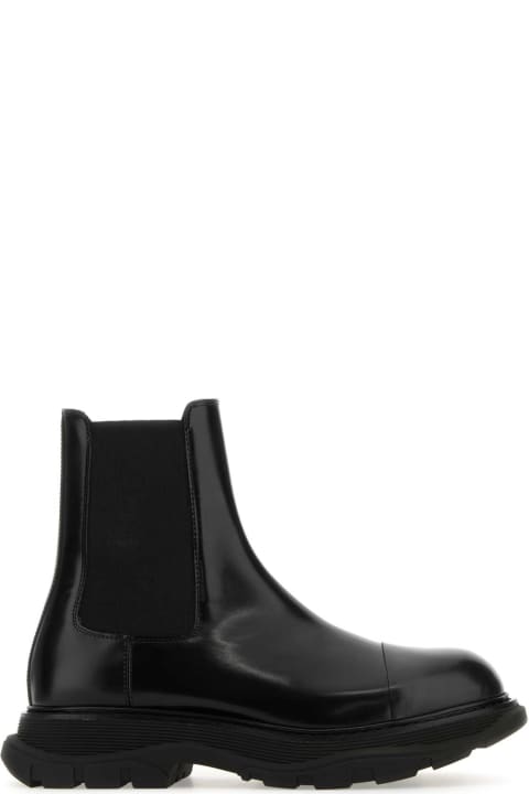 Alexander McQueen Shoes for Men Alexander McQueen Chelsea Tread Ankle Boots