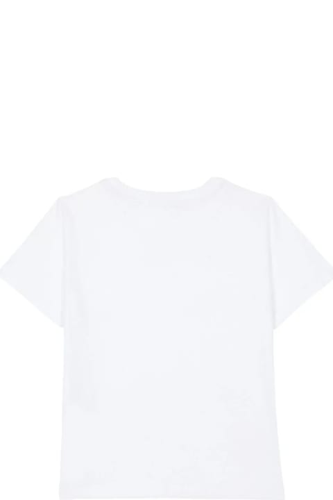 Balmain T-Shirts & Polo Shirts for Girls Balmain T-shirt With Logo Plaque