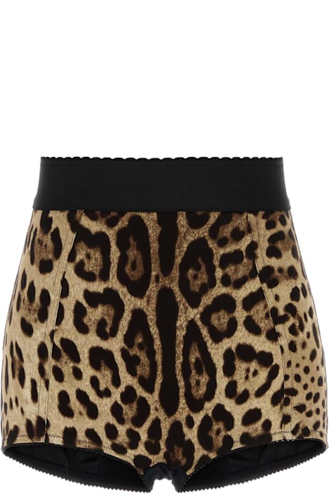 Dolce & Gabbana for Women Dolce & Gabbana Printed Stretch Silk Shorts