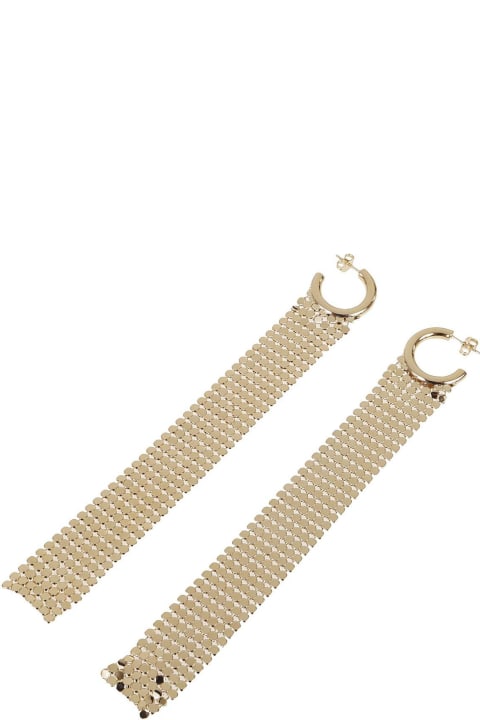 Paco Rabanne Earrings for Women Paco Rabanne Pixel Mesh Chain Earrings