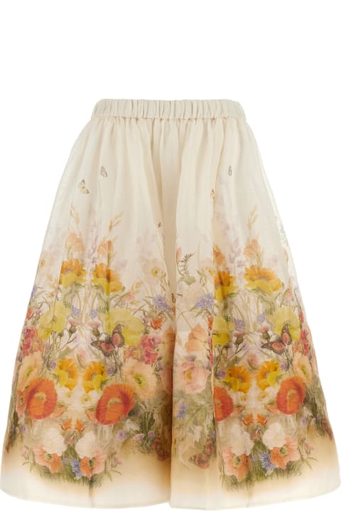 ウィメンズ Zimmermannのスカート Zimmermann 'tranquillity' Skirt