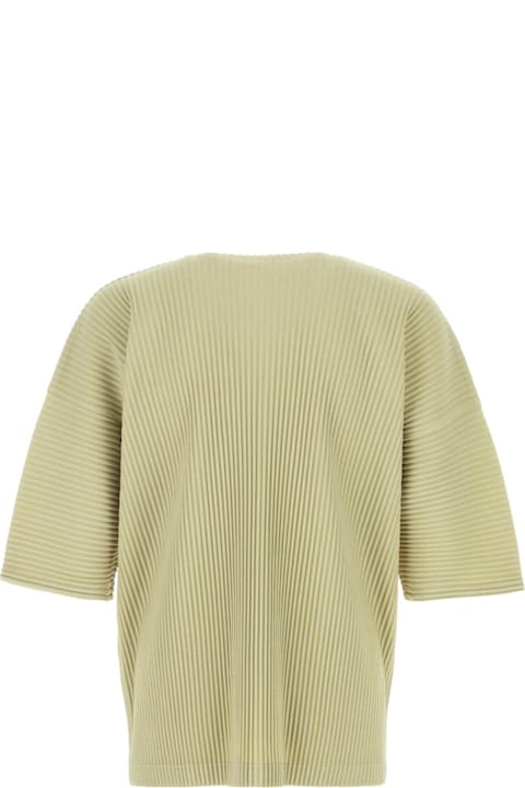 Homme Plissé Issey Miyake for Men Homme Plissé Issey Miyake Pistachio Green Polyester T-shirt