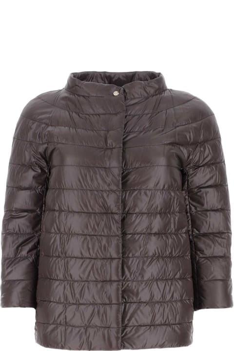 Herno Coats & Jackets for Women Herno Aubergine Nylon Down Jacket