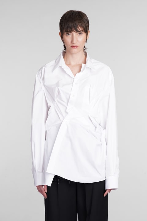 Topwear for Women Maison Margiela Shirt In White Cotton