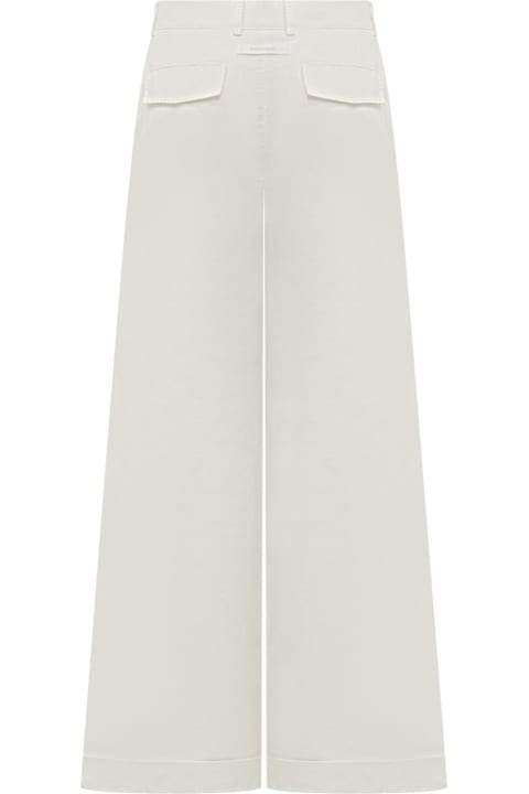 Palm Angels for Women Palm Angels Gb Label Cuffed Trousers